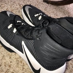 High top Nike basketball shoes